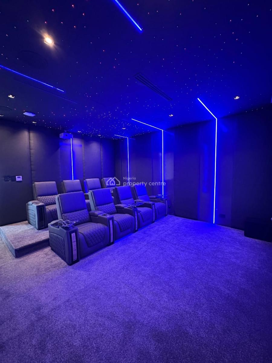 Outstanding 5 Bedroom Fully Detached Duplex with Bq, Gym, Cinema, Pool, Ikatee, Lekki, Lagos, Detached Duplex for Sale