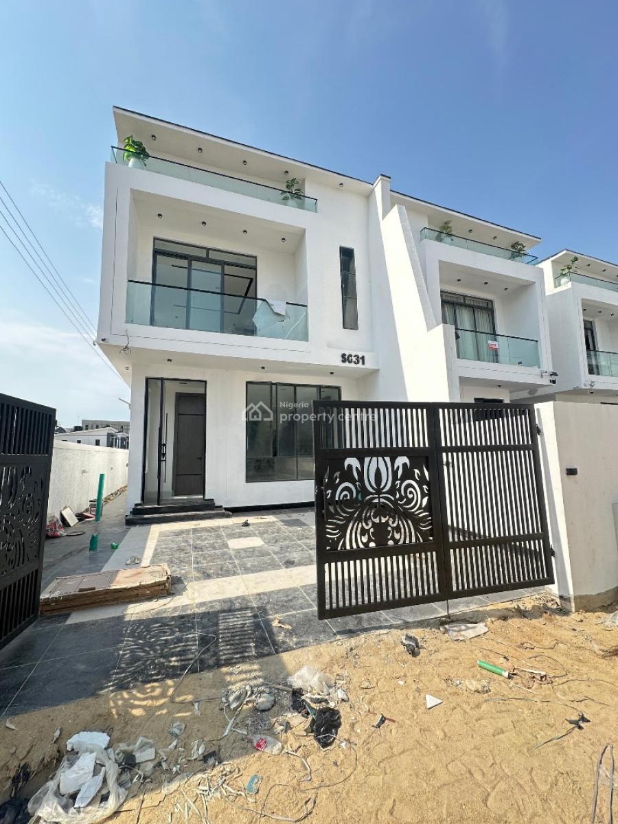Exquisite  5 Bedroom Semi-detached Duplex with Bq, Chevronn, Lekki, Lagos, Semi-detached Duplex for Sale
