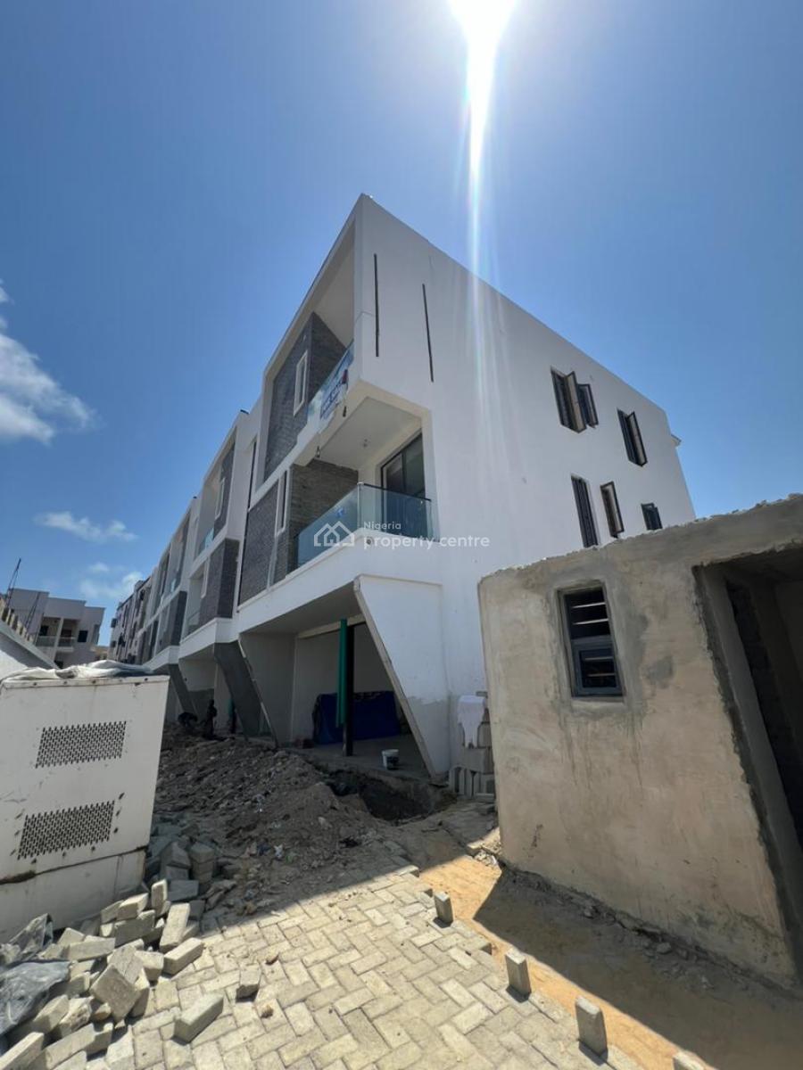 Glamorous 4 Bedroom Terrace Duplex with Bq in a Secure Estate, Ologolo, Lekki, Lagos, Terraced Duplex for Sale