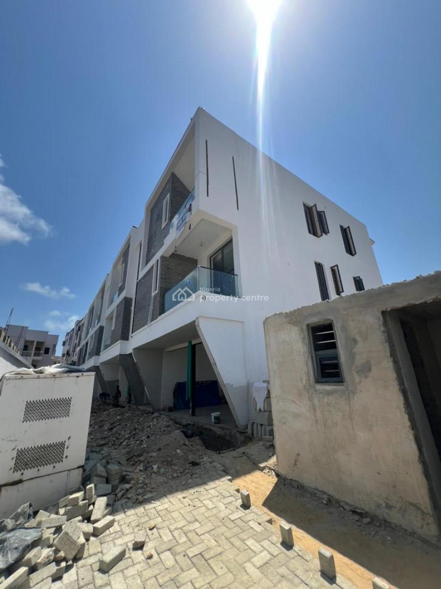 Glamorous 4 Bedroom Terrace Duplex with Bq in a Secure Estate, Ologolo, Lekki, Lagos, Terraced Duplex for Sale