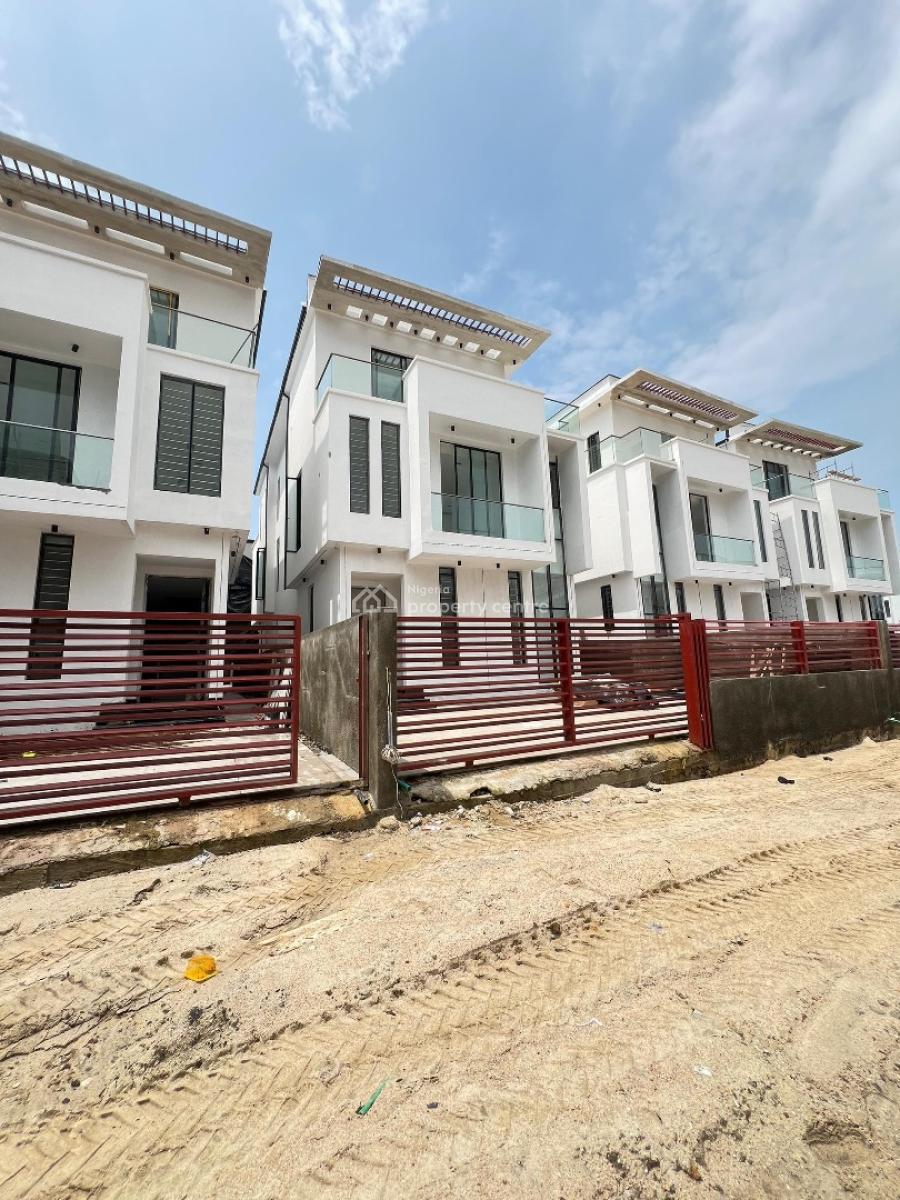 Newly Built 5 Bedroom Detached Duplex with Bq, Pool and Open Terrace, Chevron, Lekki, Lagos, Detached Duplex for Sale