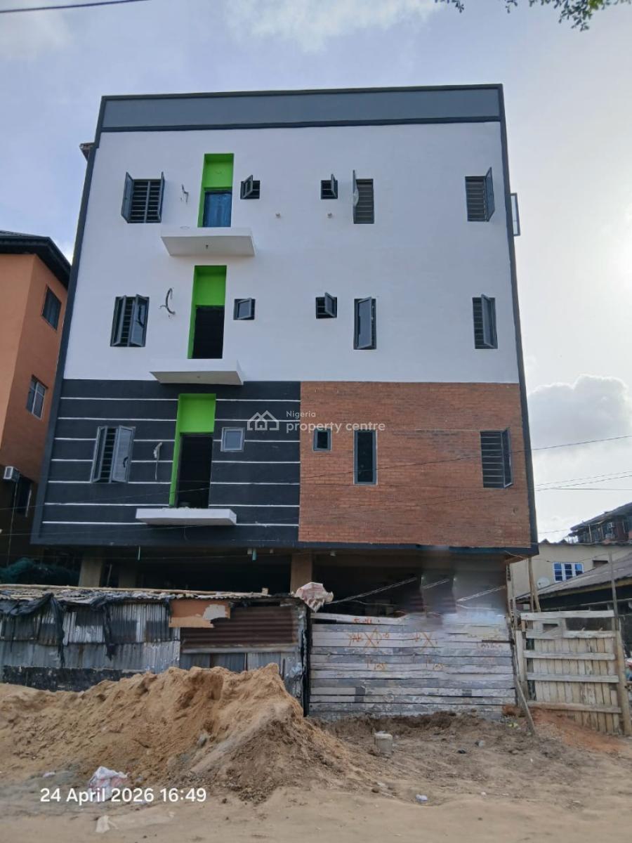 a Brand New Freshly Built 3 Bedroom Flat Ensuite with Bq, Alagomeji, Yaba, Lagos, Flat / Apartment for Sale