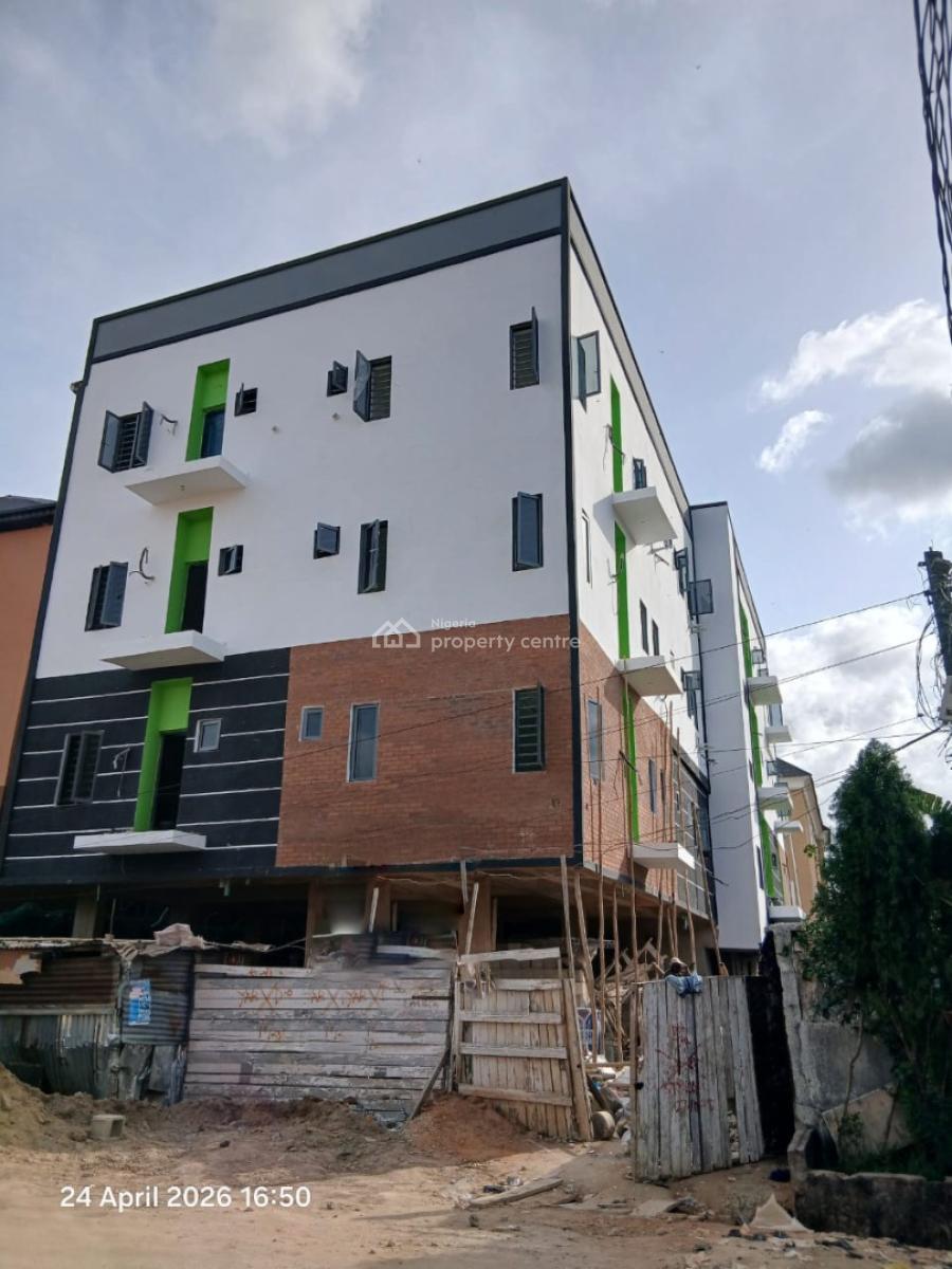 a Brand New Freshly Built 3 Bedroom Flat Ensuite with Bq, Alagomeji, Yaba, Lagos, Flat / Apartment for Sale