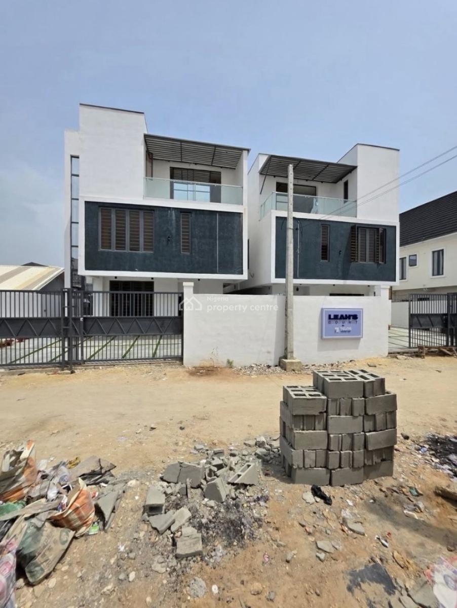 Brand New 4-bedroom Semi-detached Duplex with Bq, Ologolo, Lekki, Lagos, Semi-detached Duplex for Rent