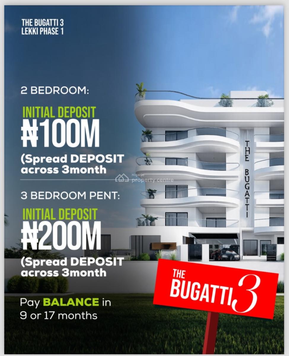 The Bugatti 3 Luxury Apartment, Lekki Foreshore Estate, Off Freedom Way Lekki Phase 1 Lagos, Lekki Phase 1, Lekki, Lagos, House for Sale