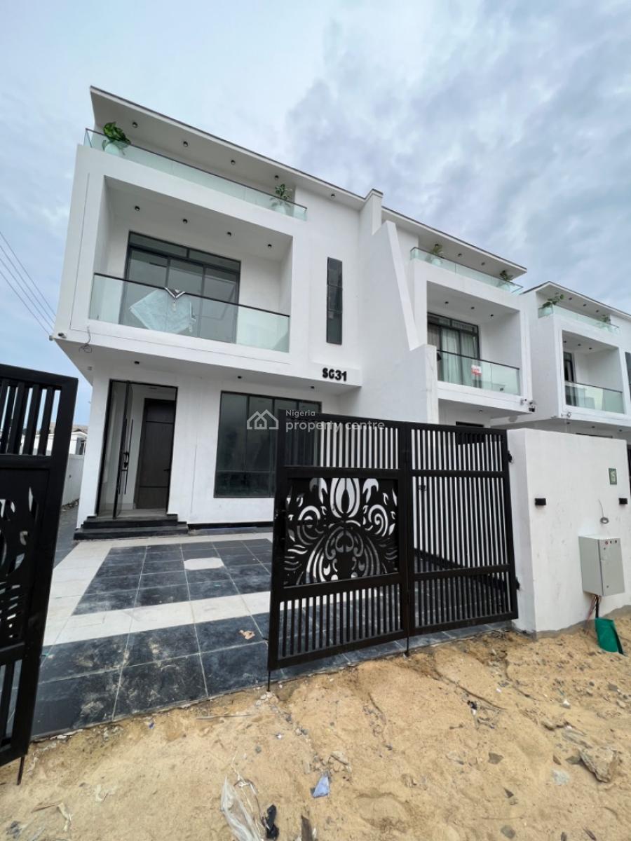 Luxury Built 4 Bedrooms Semi Detached Chevron, Chevron, Lekki, Lagos, Semi-detached Duplex for Sale