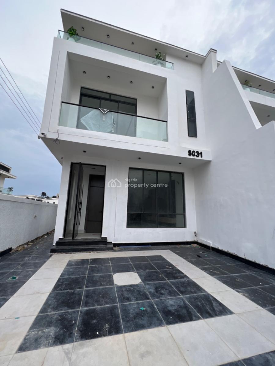 Luxury Built 4 Bedrooms Semi Detached Chevron, Chevron, Lekki, Lagos, Semi-detached Duplex for Sale