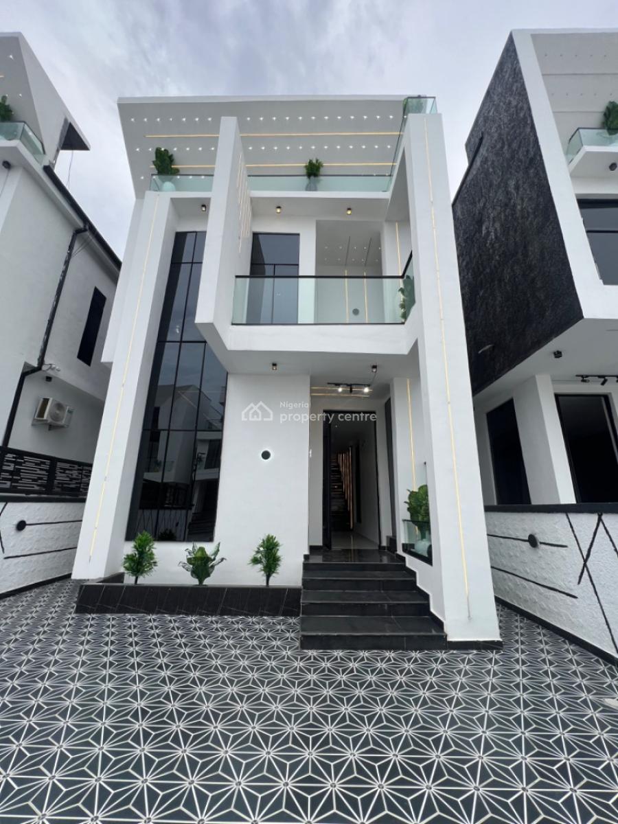 Luxury Built 5 Bedrooms Fully Detached Duplex at Chevron, Lekki, Lagos, House for Sale