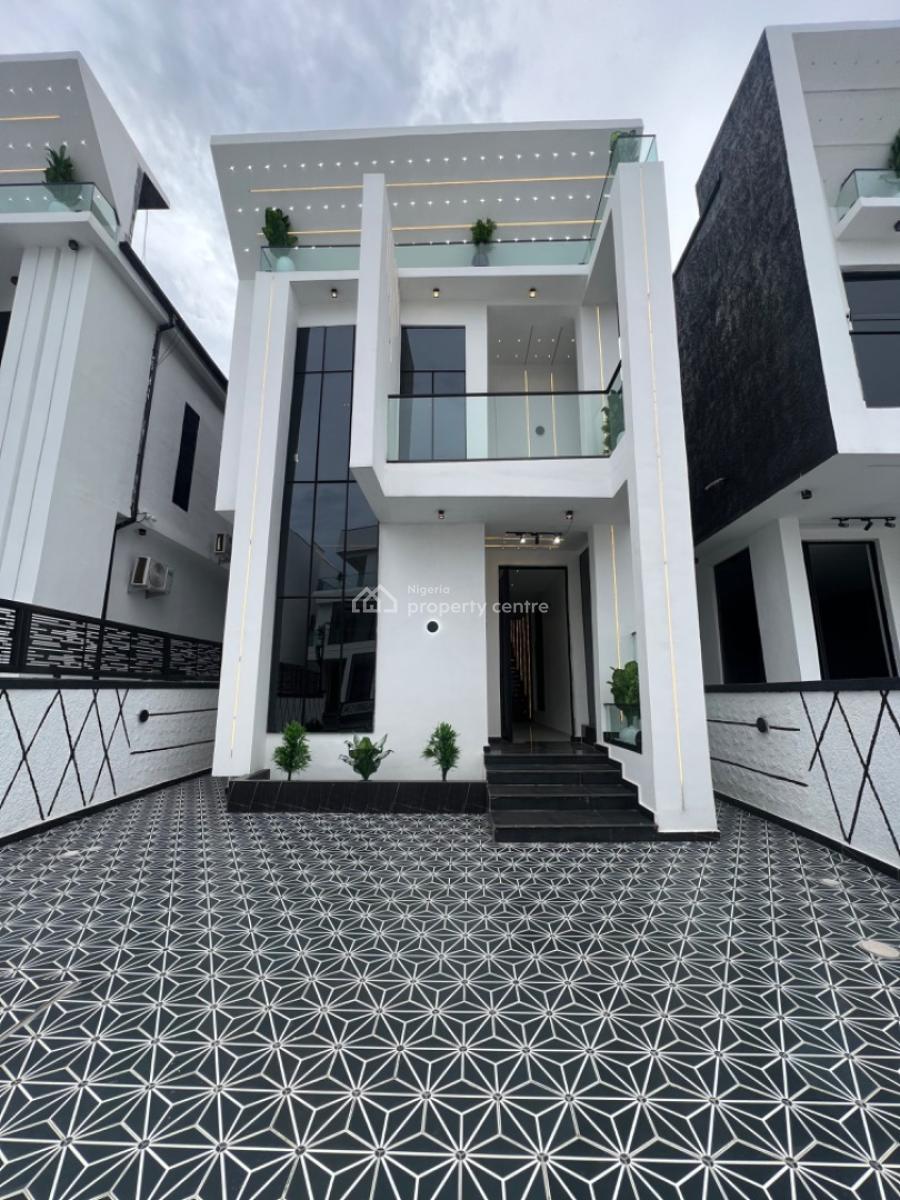 Luxury Built 5 Bedrooms Fully Detached Duplex at Chevron, Lekki, Lagos, House for Sale