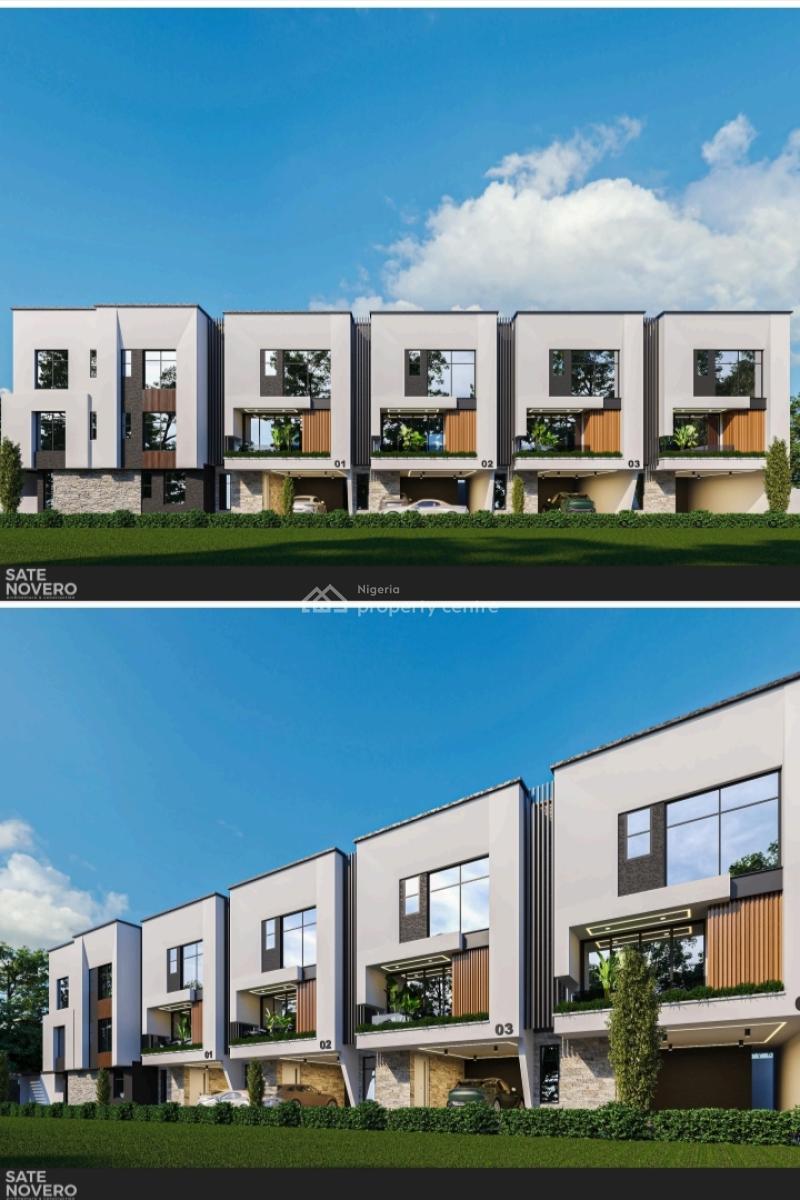 Luxury Off Plan 4 Bedroom Terrace Duplex with Bq and Modern Facilities, Phase 2, Gra, Ogudu, Lagos, Terraced Duplex for Sale