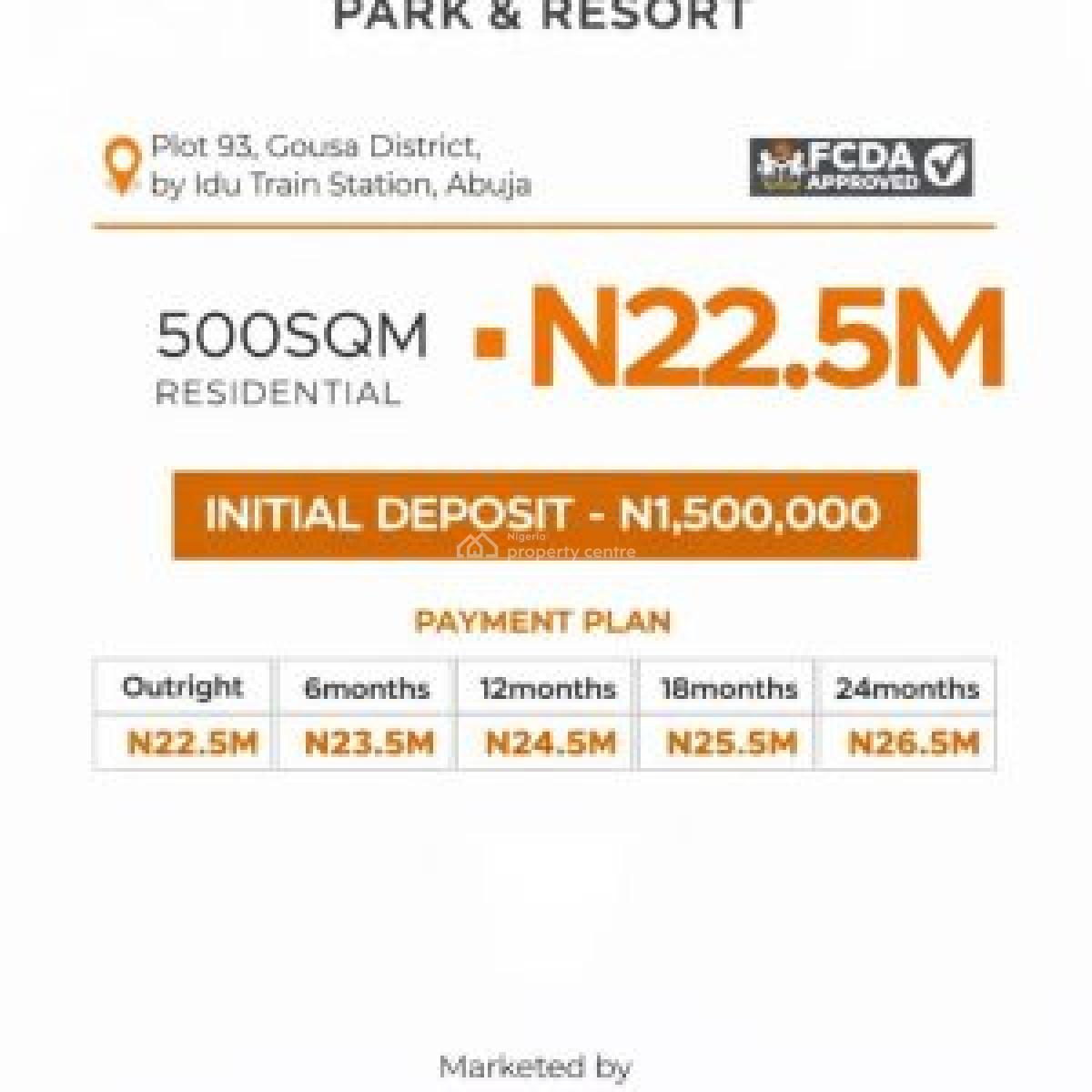 Own Premium Plots of Land at Cityview Park and Resort, Plot 93 Gosa District, Lugbe District, Abuja, Mixed-use Land for Sale