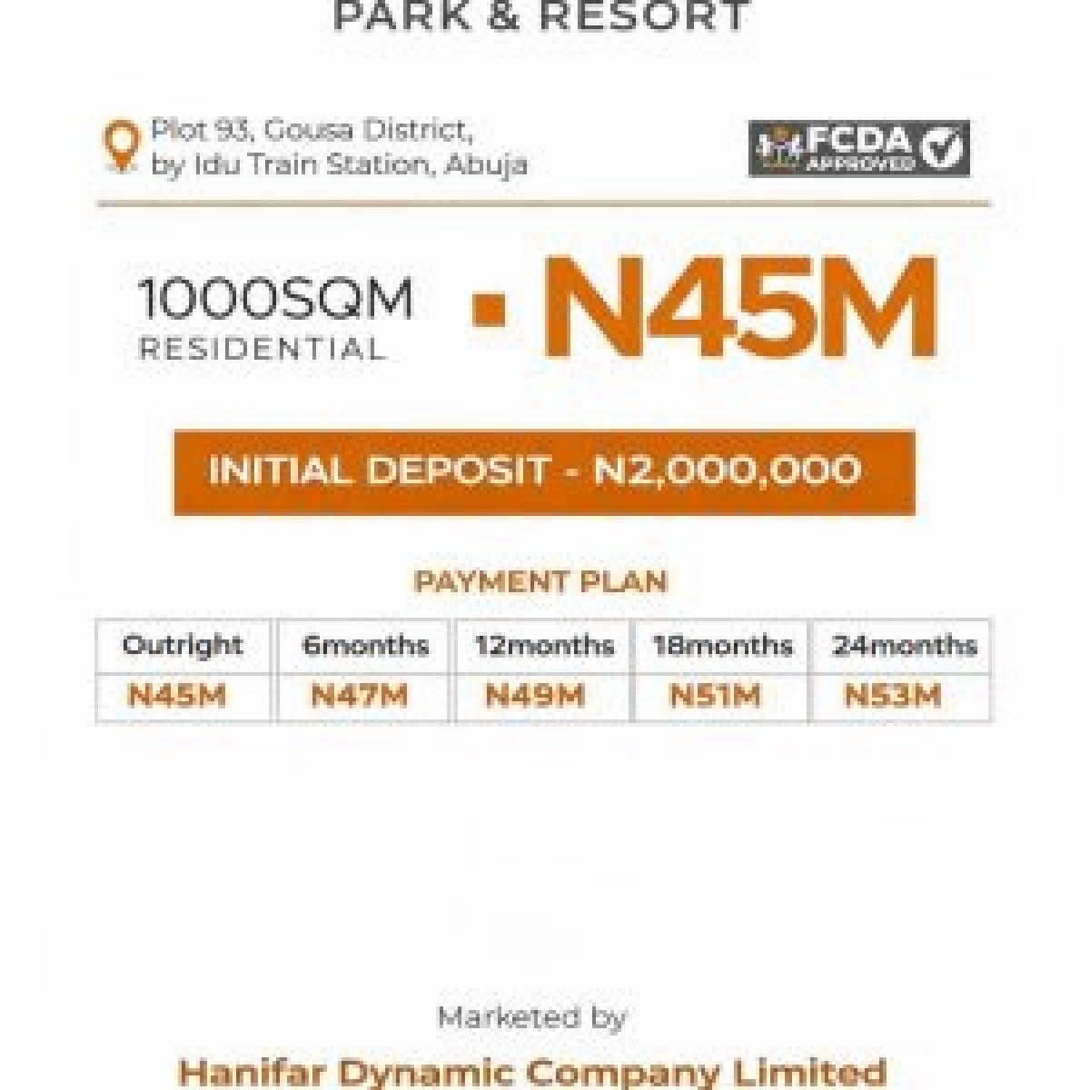 Own Premium Plots of Land at Cityview Park and Resort, Plot 93 Gosa District, Lugbe District, Abuja, Mixed-use Land for Sale