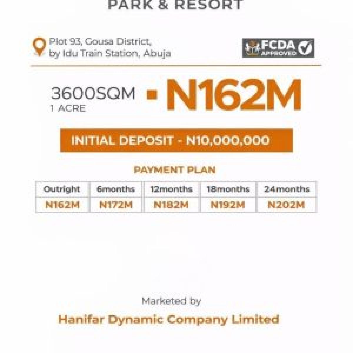 Own Premium Plots of Land at Cityview Park and Resort, Plot 93 Gosa District, Lugbe District, Abuja, Mixed-use Land for Sale