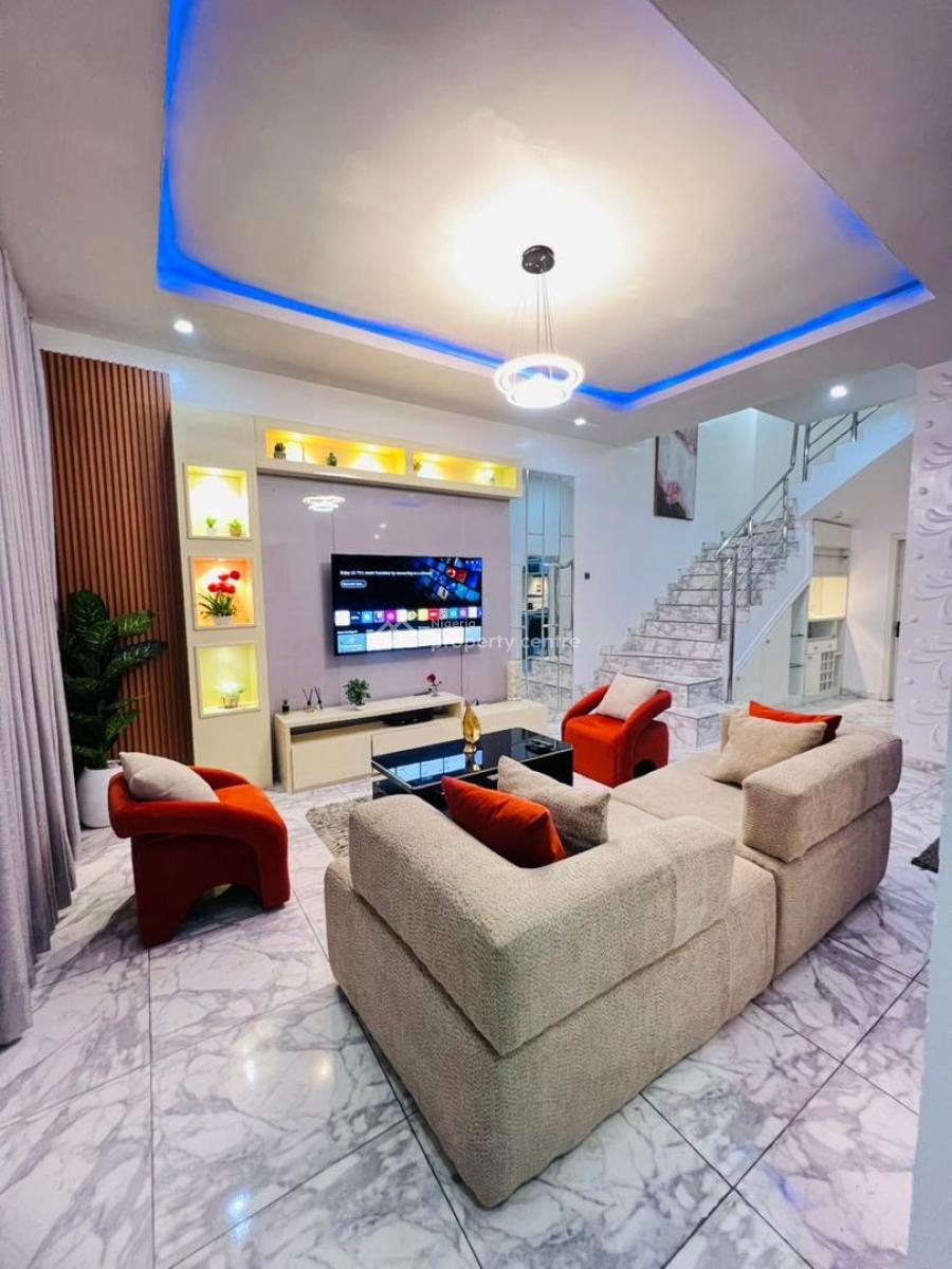 Furnished 4 Bedrooms Detached Duplex + Bq, Idado, Lekki, Lagos, Detached Duplex for Rent
