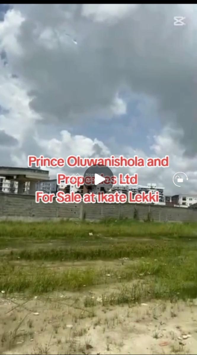 Dry Land for Fast Investment, The Property Located at Ikate Within an Estate, Lekki, Lagos, Mixed-use Land for Sale