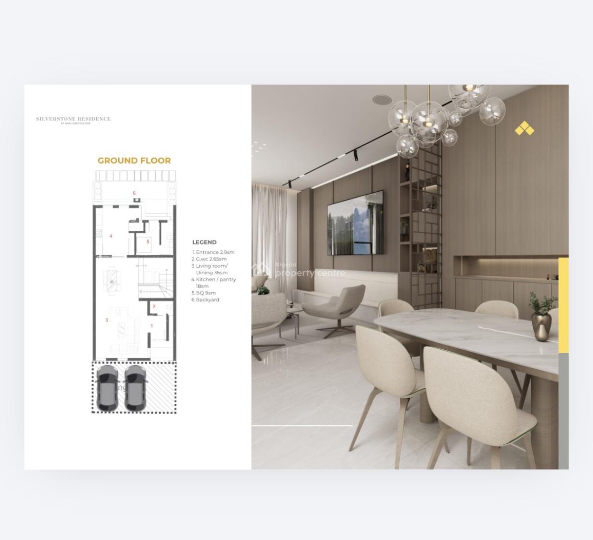 4 Bedrooms (all En-suite) and Bq (en-suite), Plot No. 232 Kado District, Cadastral Zone B9, Abuja, Kado, Abuja, Terraced Duplex for Sale