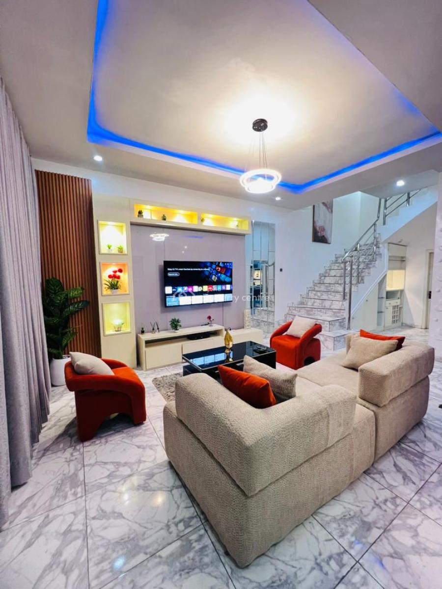 Furnished 4 Bedroom Duplex with Bq, Idado, Lekki, Lagos, Semi-detached Duplex for Rent