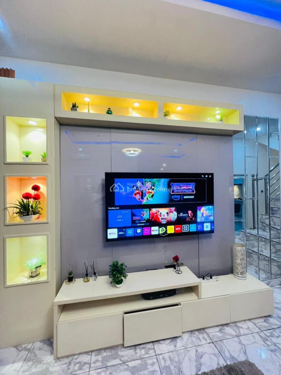 Furnished 4 Bedroom Duplex with Bq, Idado, Lekki, Lagos, Semi-detached Duplex for Rent