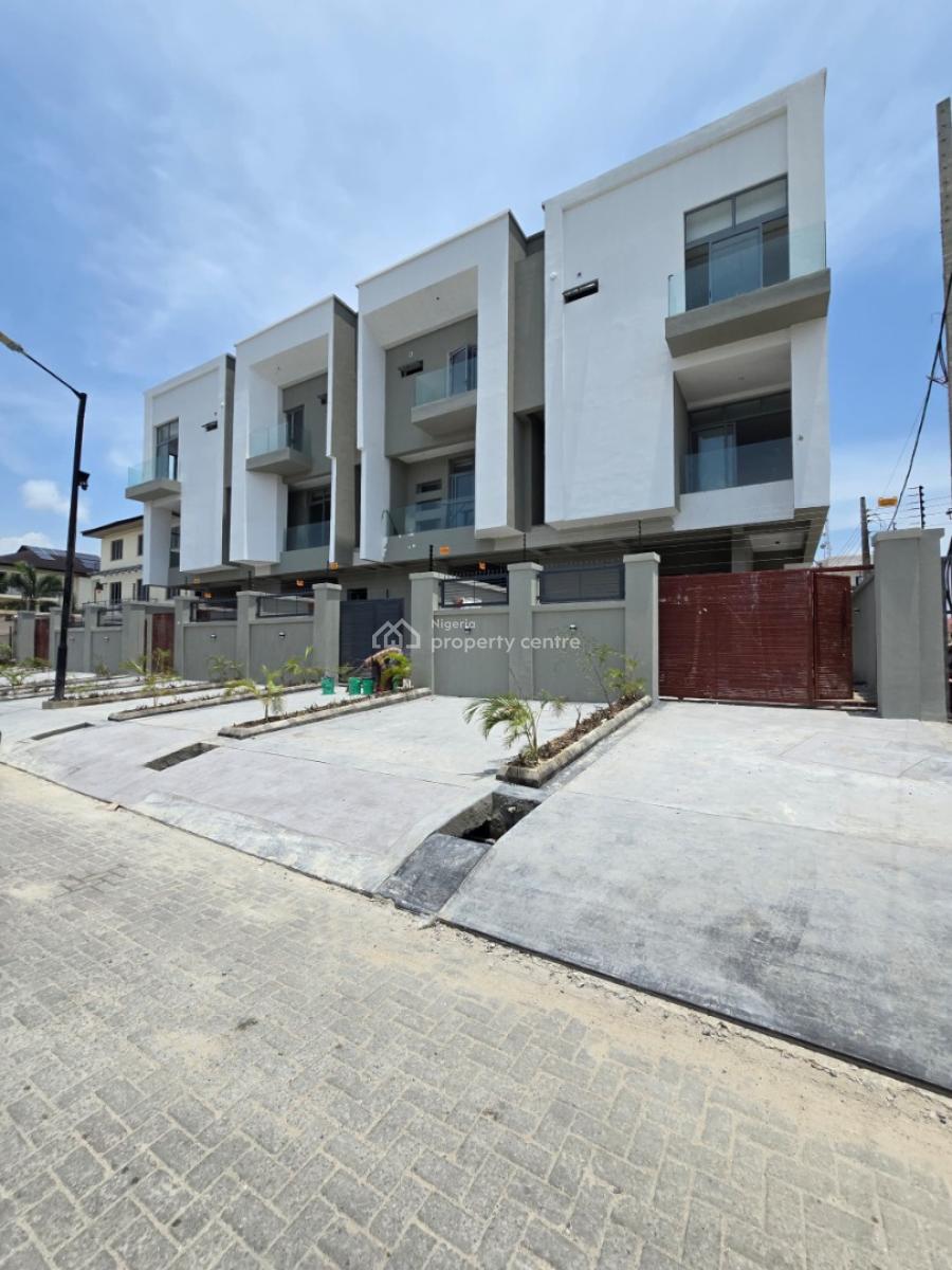 Contemporary Luxury Designed 3 Bedroom Semi-detached House with a Bq, Lekki Phase 1, Lekki, Lagos, Semi-detached Duplex for Sale
