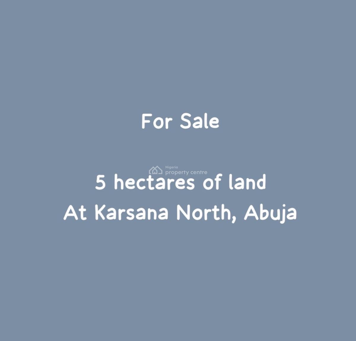 5 Hectares of Mass Housing Land, Karsana North, Karsana, Abuja, Residential Land for Sale