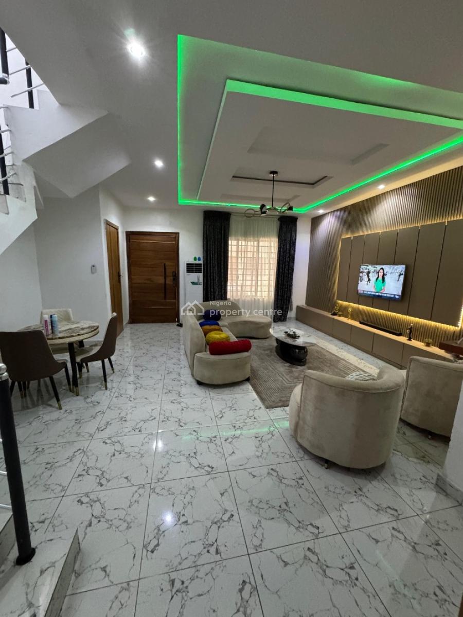 Fully Furnished House  4 Bedroom Duplex Terrace with 24 Hours Light, Harris Drive Vgc Lekki, Lekki, Lagos, Terraced Duplex for Rent