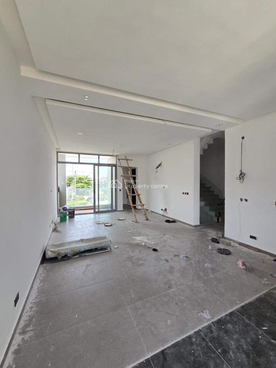 Top-notch Modern Designed 4 Bedroom Semi-detached House with a Room Bq, Lekki Phase 1, Lekki, Lagos, Terraced Duplex for Sale