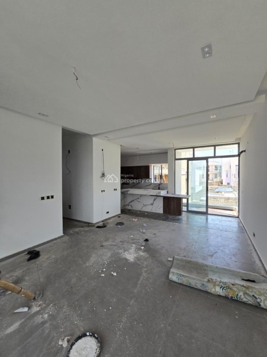 Top-notch Modern Designed 4 Bedroom Semi-detached House with a Room Bq, Lekki Phase 1, Lekki, Lagos, Terraced Duplex for Sale