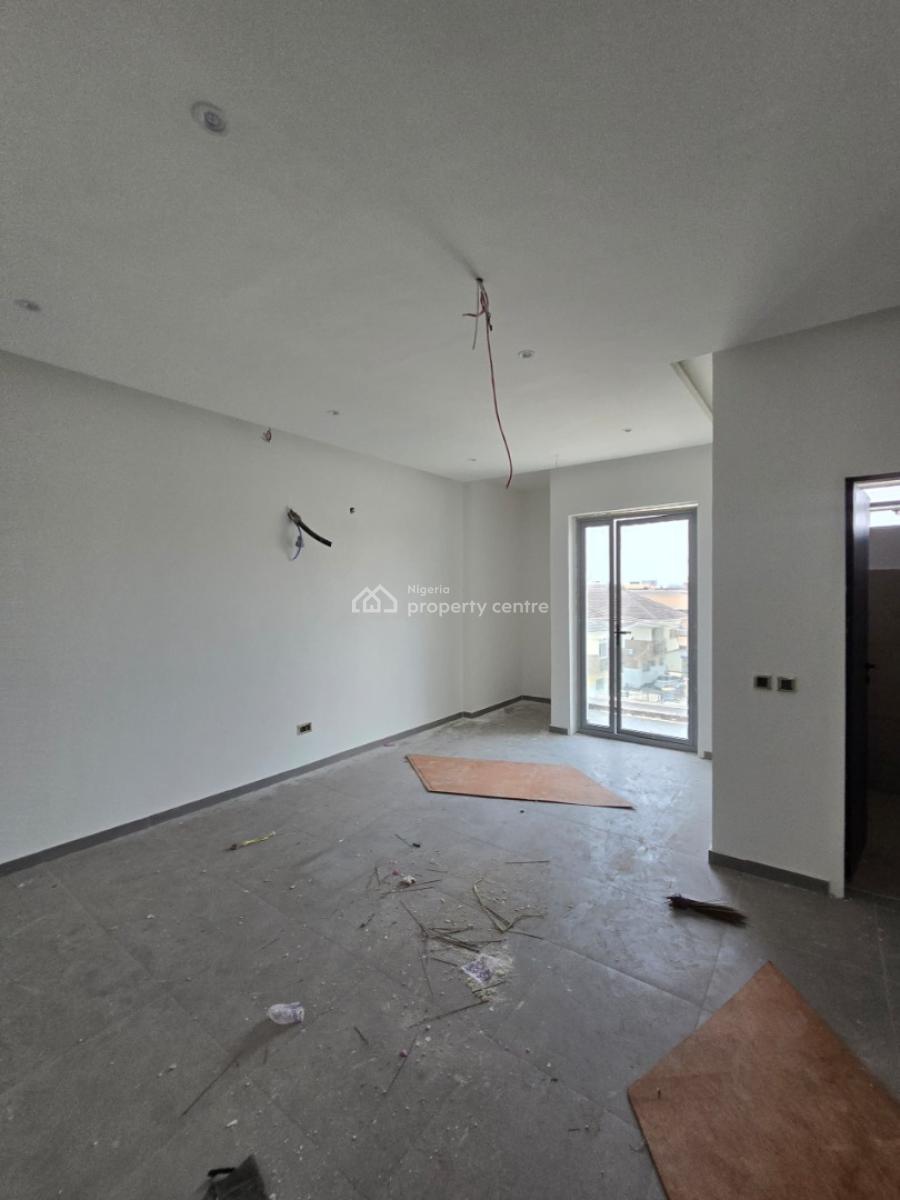 Top-notch Modern Designed 4 Bedroom Semi-detached House with a Room Bq, Lekki Phase 1, Lekki, Lagos, Terraced Duplex for Sale