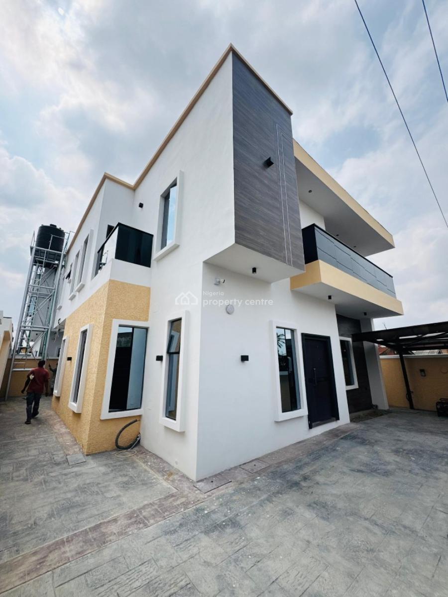 Standard 4 Bedroom Fully Detached Duplex with Bq, Off College Road, Ogba, Ikeja, Lagos, Detached Duplex for Sale