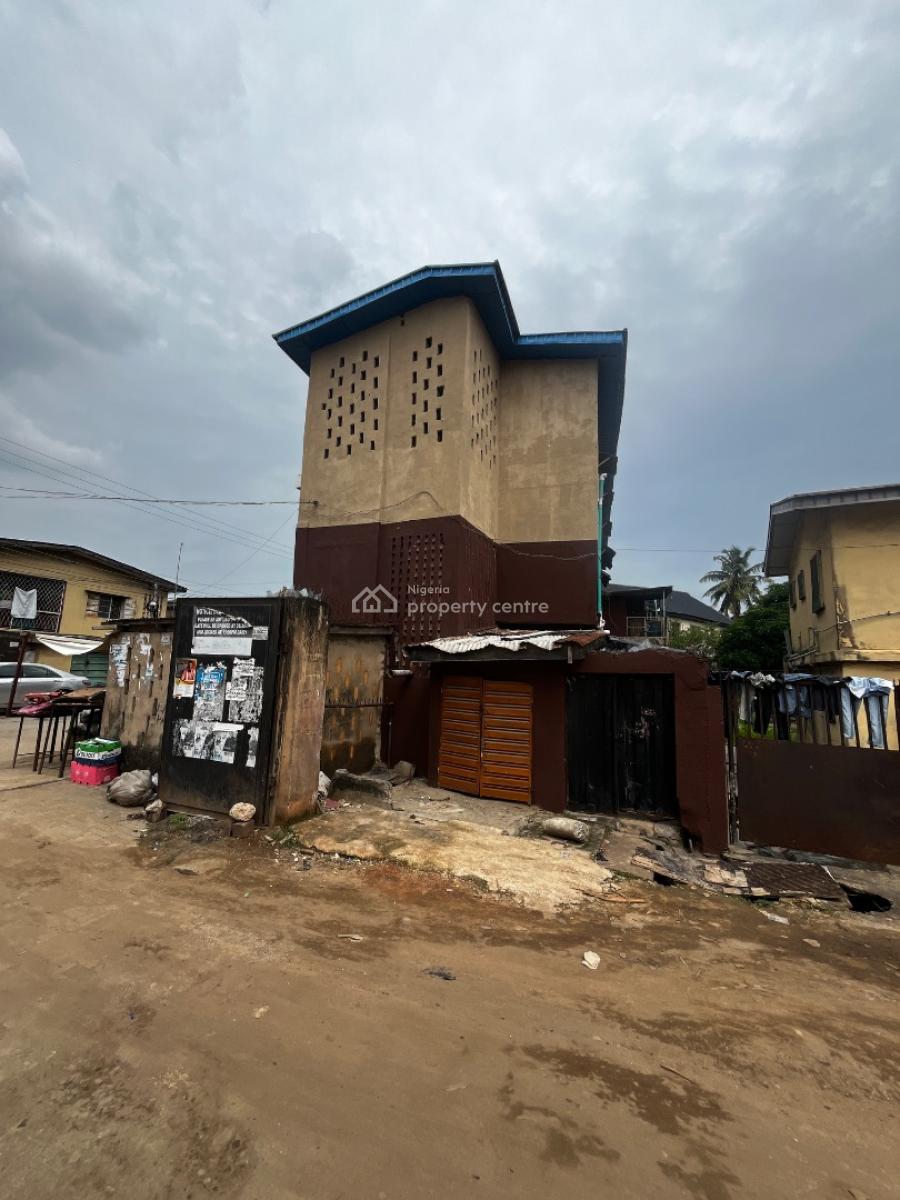 2 Storey  Building on a  Cornerpiece  Blocks of Mini Flats and Shop, Off Adekunle Kuye, Surulere, Lagos, Block of Flats for Sale