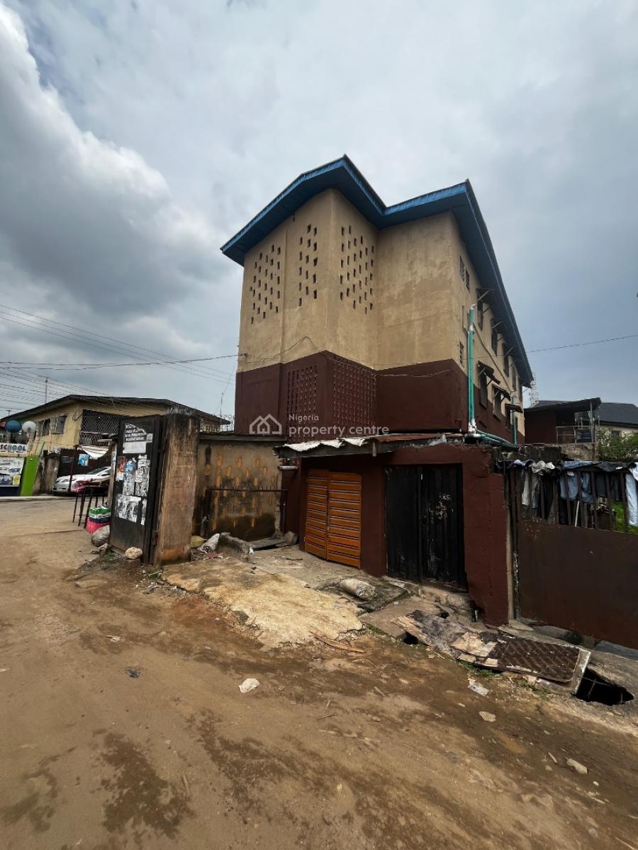 2 Storey  Building on a  Cornerpiece  Blocks of Mini Flats and Shop, Off Adekunle Kuye, Surulere, Lagos, Block of Flats for Sale