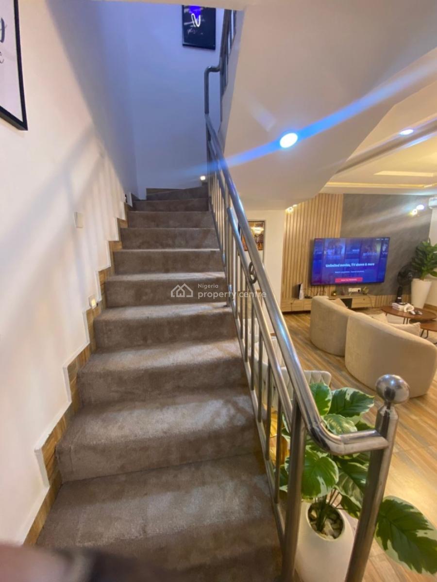 Luxury Furnished 3bedroom Terrace Duplex, Inside Naf Valley Estate, Asokoro District, Abuja, Terraced Duplex for Rent