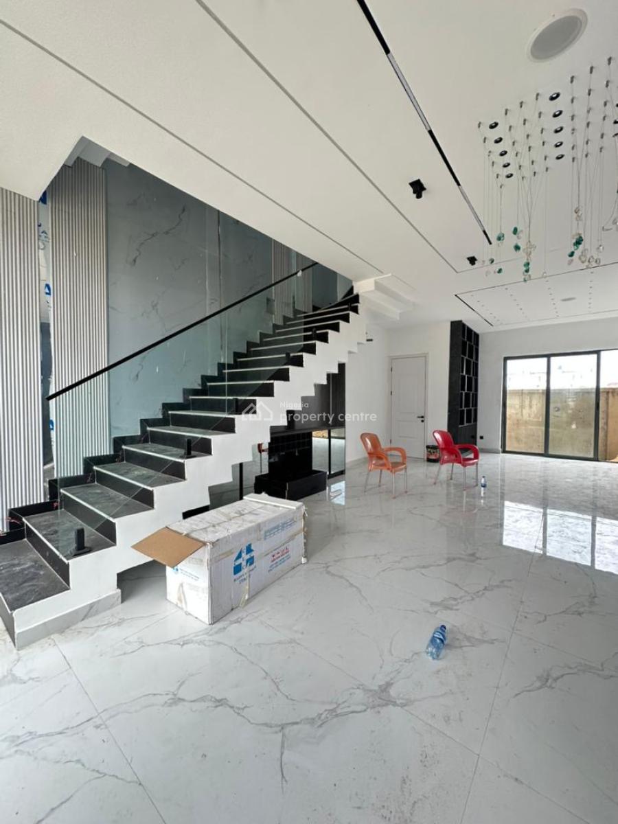 Luxurious Fully Automated 5 Bedroom Terrace Duplex with a Bq, Lekki Phase 1, Lekki, Lagos, Terraced Duplex for Sale