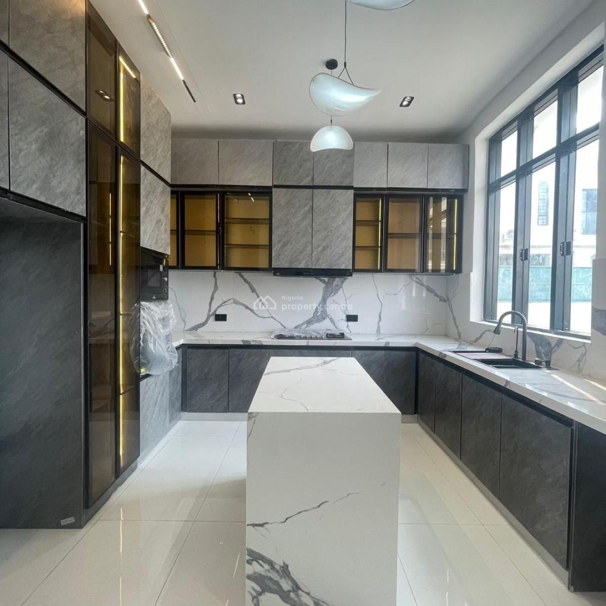 Exquisitely Finished 5 Bedroom Fully Detached Duplex with Bq, Chevron, Lekki Lagos, Lekki, Lagos, Detached Duplex for Sale