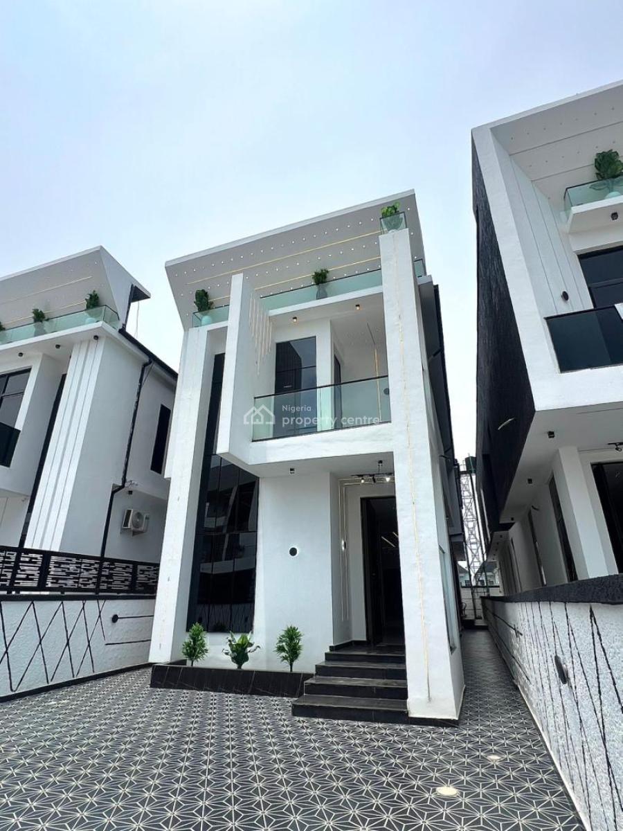 5-bedroom Fully Detached House + Bq & Swimming Pool, Chevron, Lekki, Lagos, Detached Duplex for Sale
