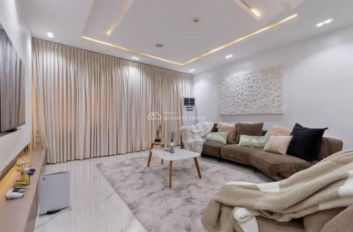 Fully Furnished & Serviced Luxury 3bedrooms Apartment Upstairs with Bq, Banana Island Road Ikoyi Lagos, Banana Island, Ikoyi, Lagos, Flat / Apartment for Rent