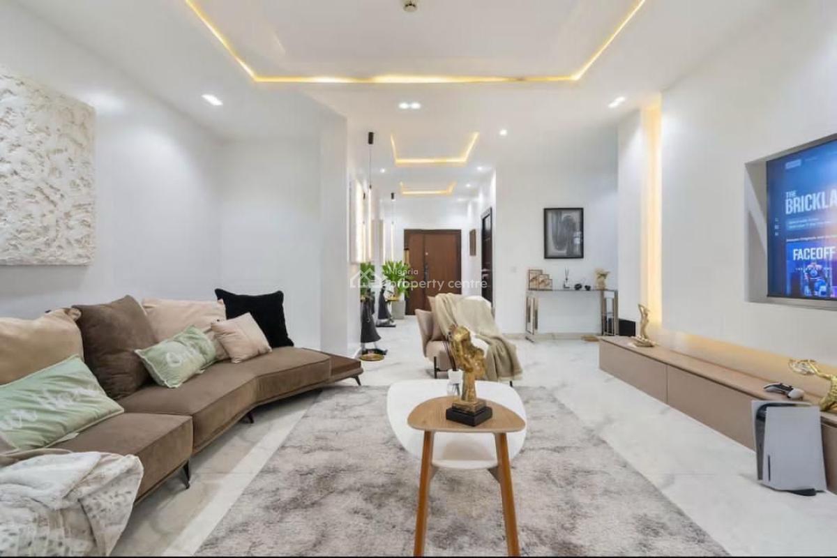 Fully Furnished & Serviced Luxury 3bedrooms Apartment Upstairs with Bq, Banana Island Road Ikoyi Lagos, Banana Island, Ikoyi, Lagos, Flat / Apartment for Rent