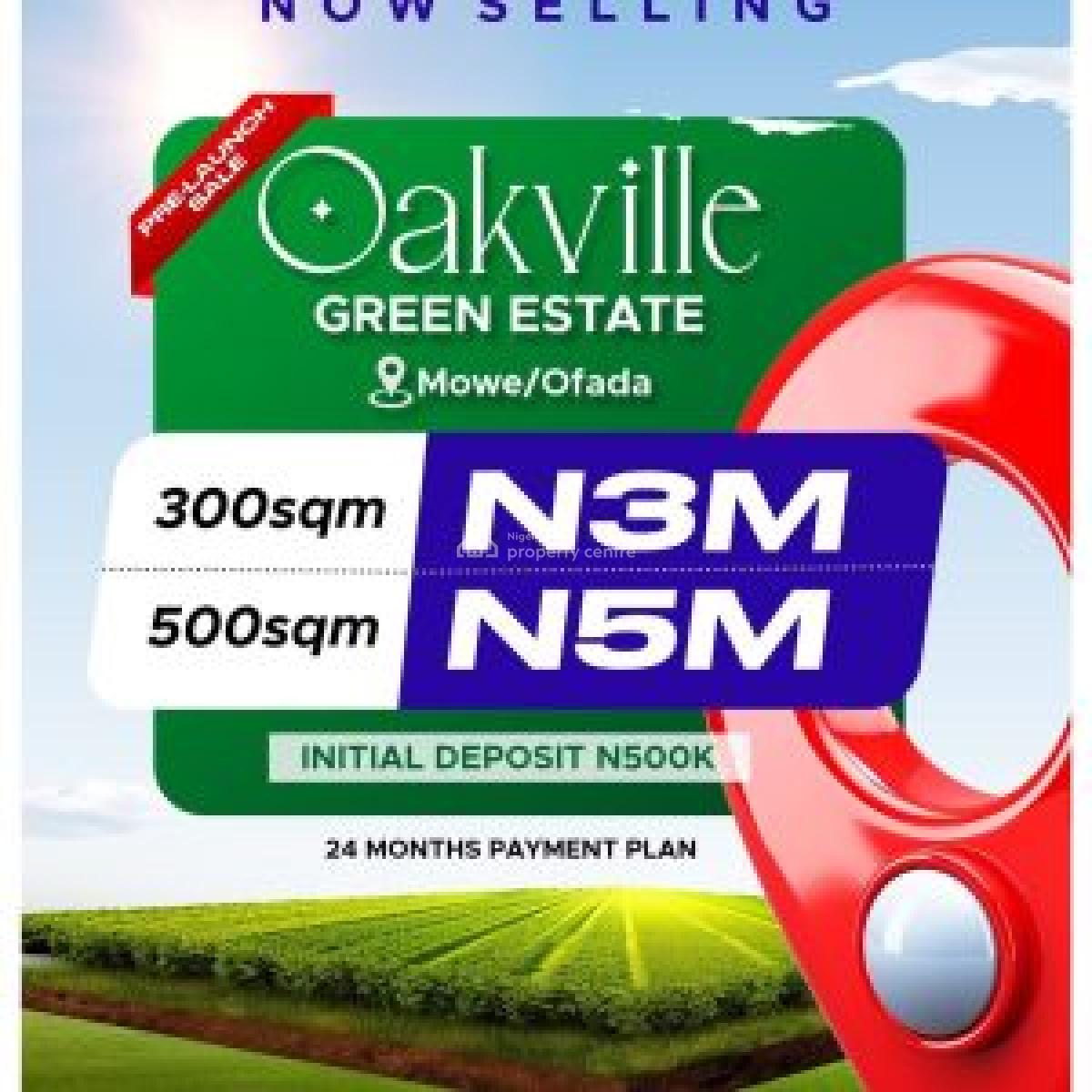 Oakville Green Estate - Affordable Plots of Land, Close to Sagamu Interchange and Papalanto Expressway, Mowe Ofada, Ogun, Residential Land for Sale