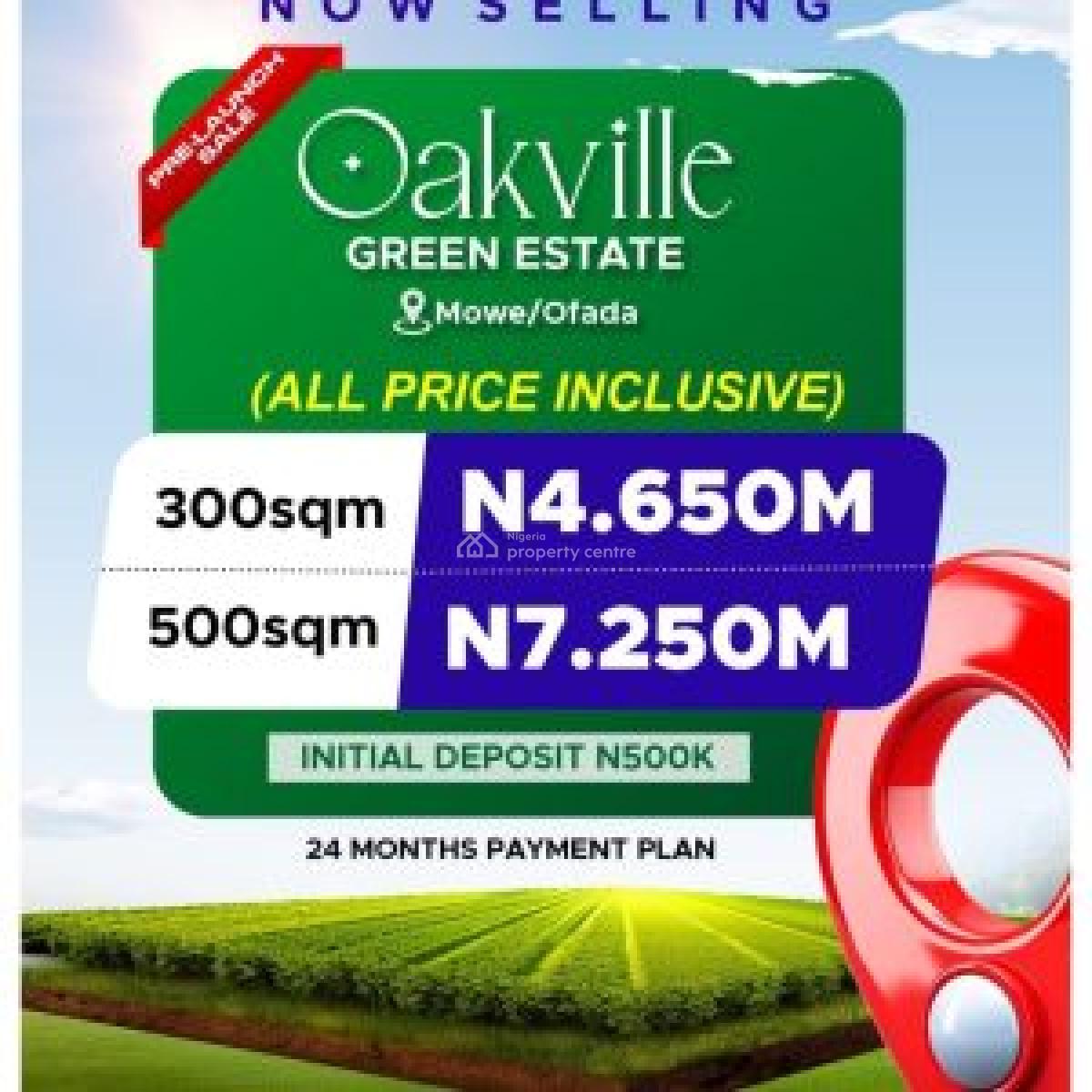 Oakville Green Estate - Affordable Plots of Land, Close to Sagamu Interchange and Papalanto Expressway, Mowe Ofada, Ogun, Residential Land for Sale
