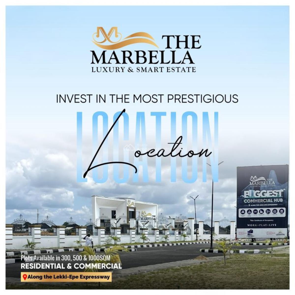 Marbella Luxury and Smart Estate - Affordable Premium Plots of Land, Along Lekki-epe Expressway, Lekki, Lagos, Mixed-use Land for Sale