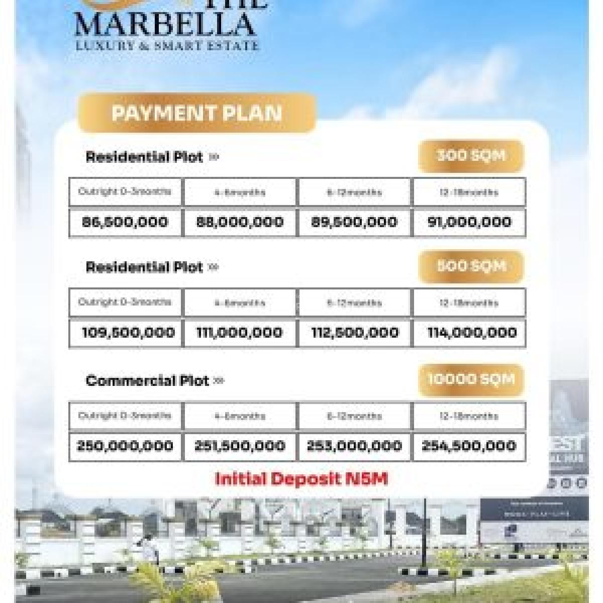Marbella Luxury and Smart Estate - Affordable Premium Plots of Land, Along Lekki-epe Expressway, Lekki, Lagos, Mixed-use Land for Sale