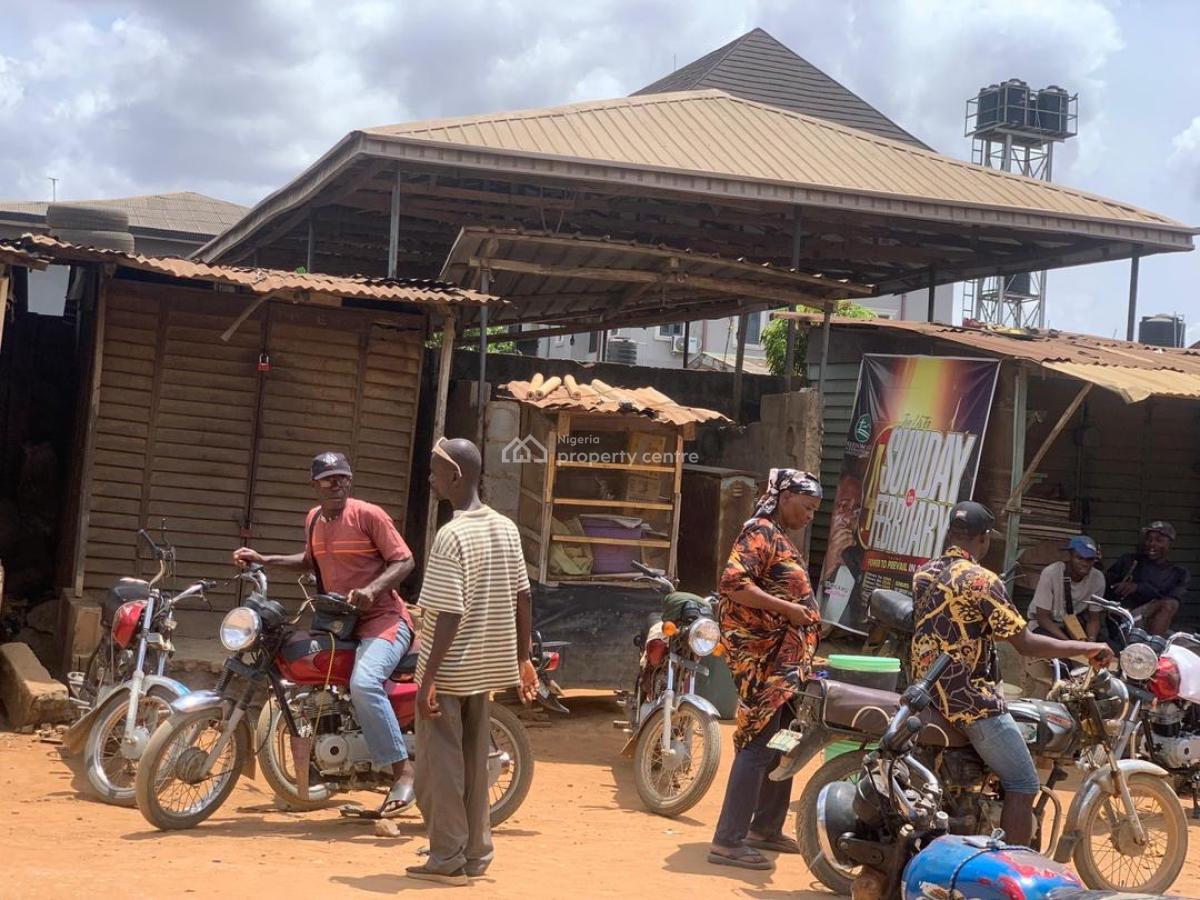 an Empty One and Half Plot of Land in a Commercial Area, Igando, Alimosho, Lagos, Commercial Land for Sale