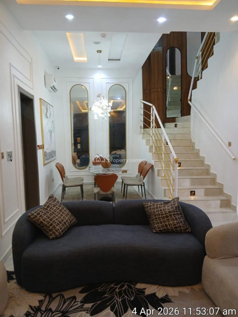 Contemporary 4bedroom Duplex with a Rooftop Lounge and Swimming Pool, Ikate, Lekki, Lagos, Terraced Duplex for Sale