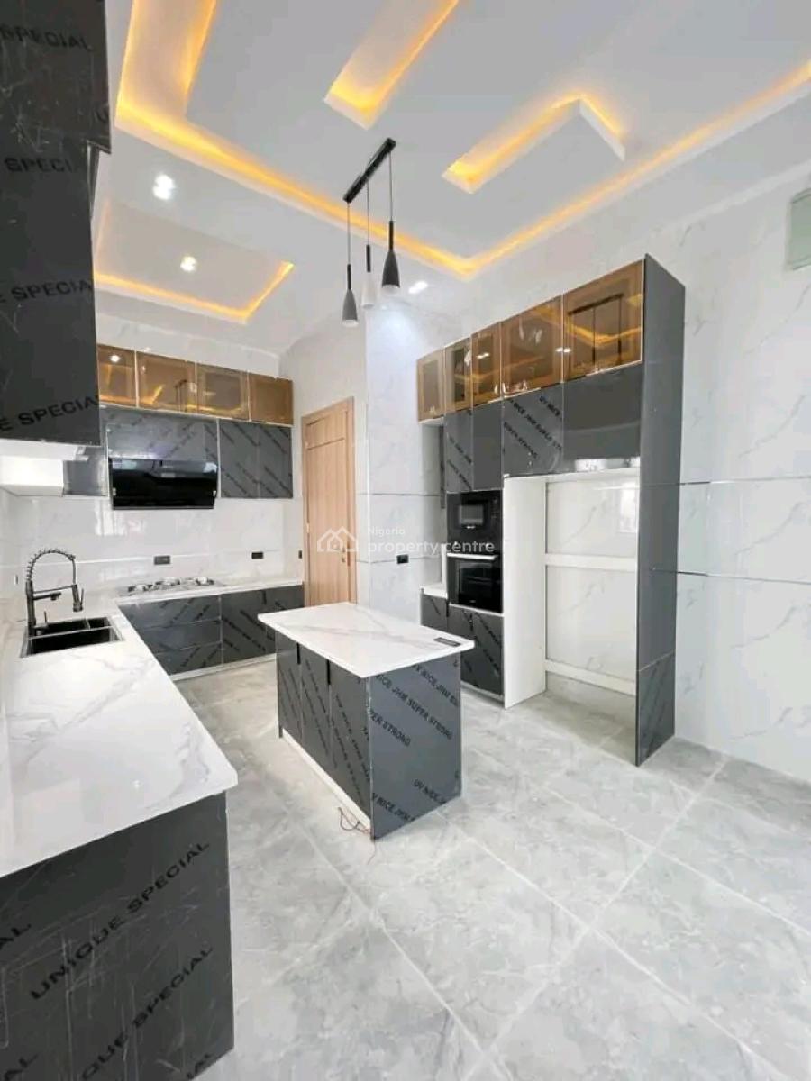 Luxury 4-bedroom Fully Detached Duplex with Bq Jacuzzi  Cctv Pool Side, Chevron, Lekki, Lagos, Detached Duplex for Sale