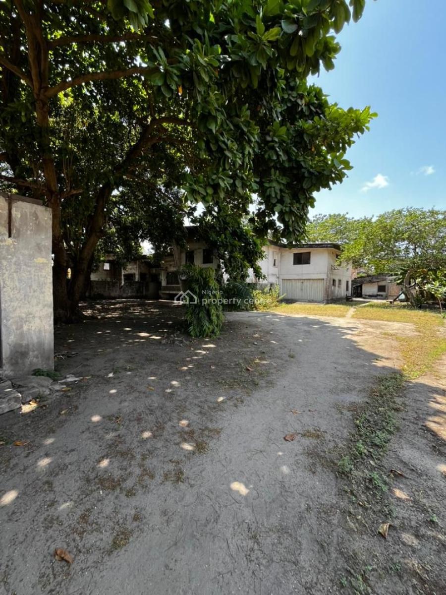 an Empty Land in a Well Very Spacious Compound, Gra, Apapa, Lagos, Mixed-use Land for Sale