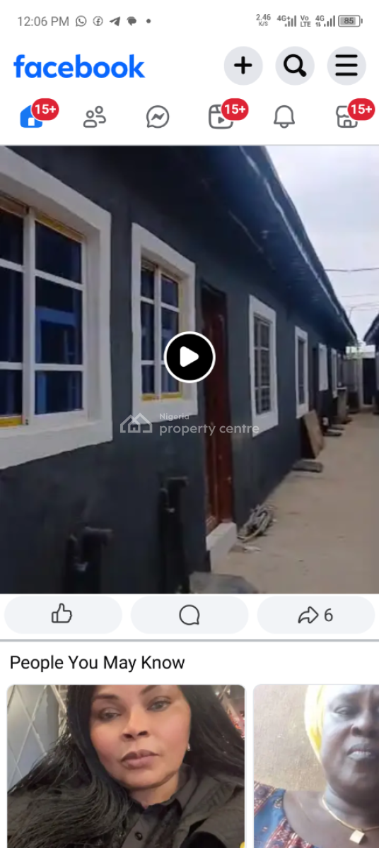 Newly Built *miniflat* I Good Light System Pop Design, Prepai, Shogunle, Side Secure Environment, Shogunle, Oshodi, Lagos, Mini Flat (room and Parlour) for Rent