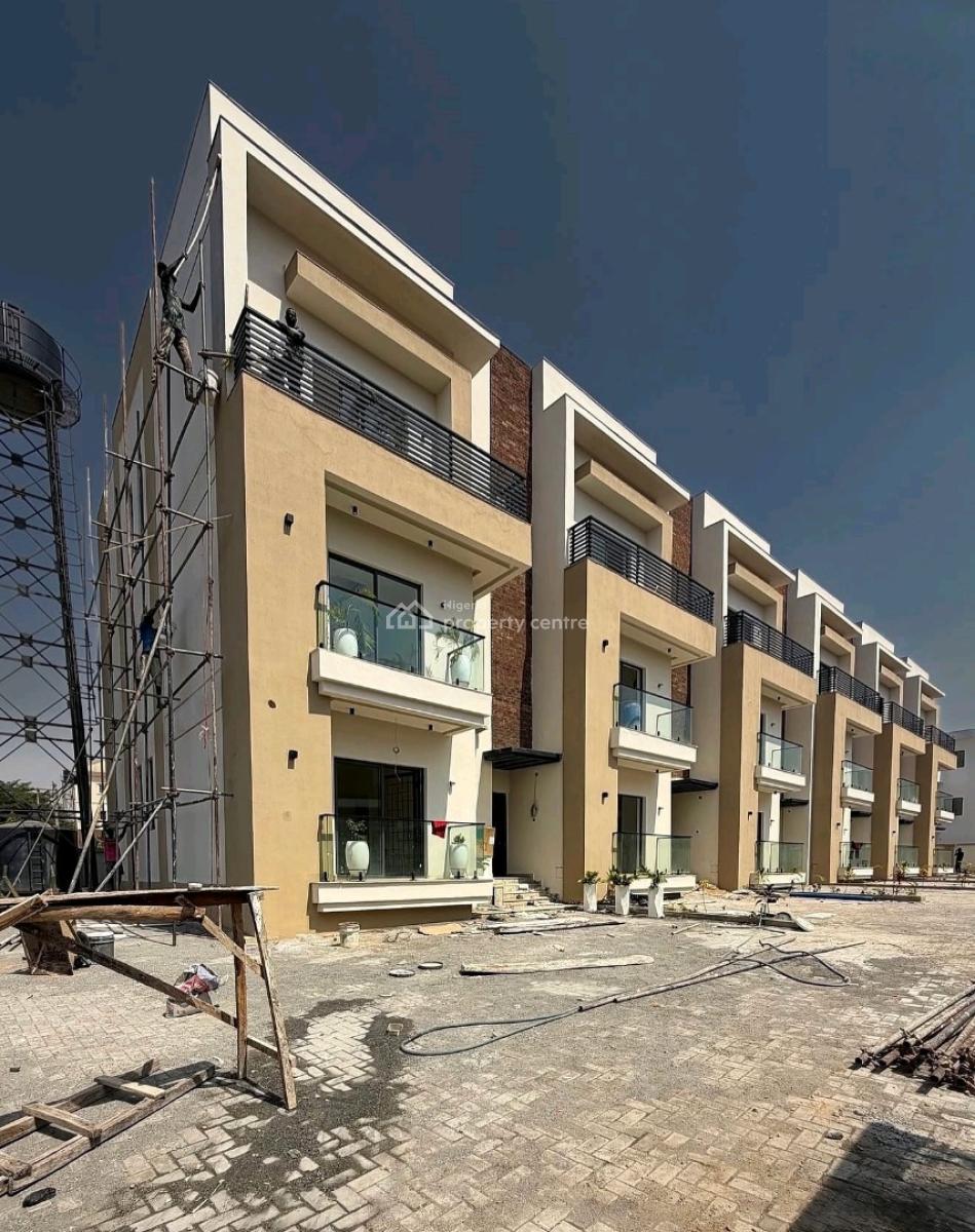 Brand New 4-bedroom Terrace Duplex with Family Lounge & Bq Step Into T, Life Camp, Abuja, House for Sale