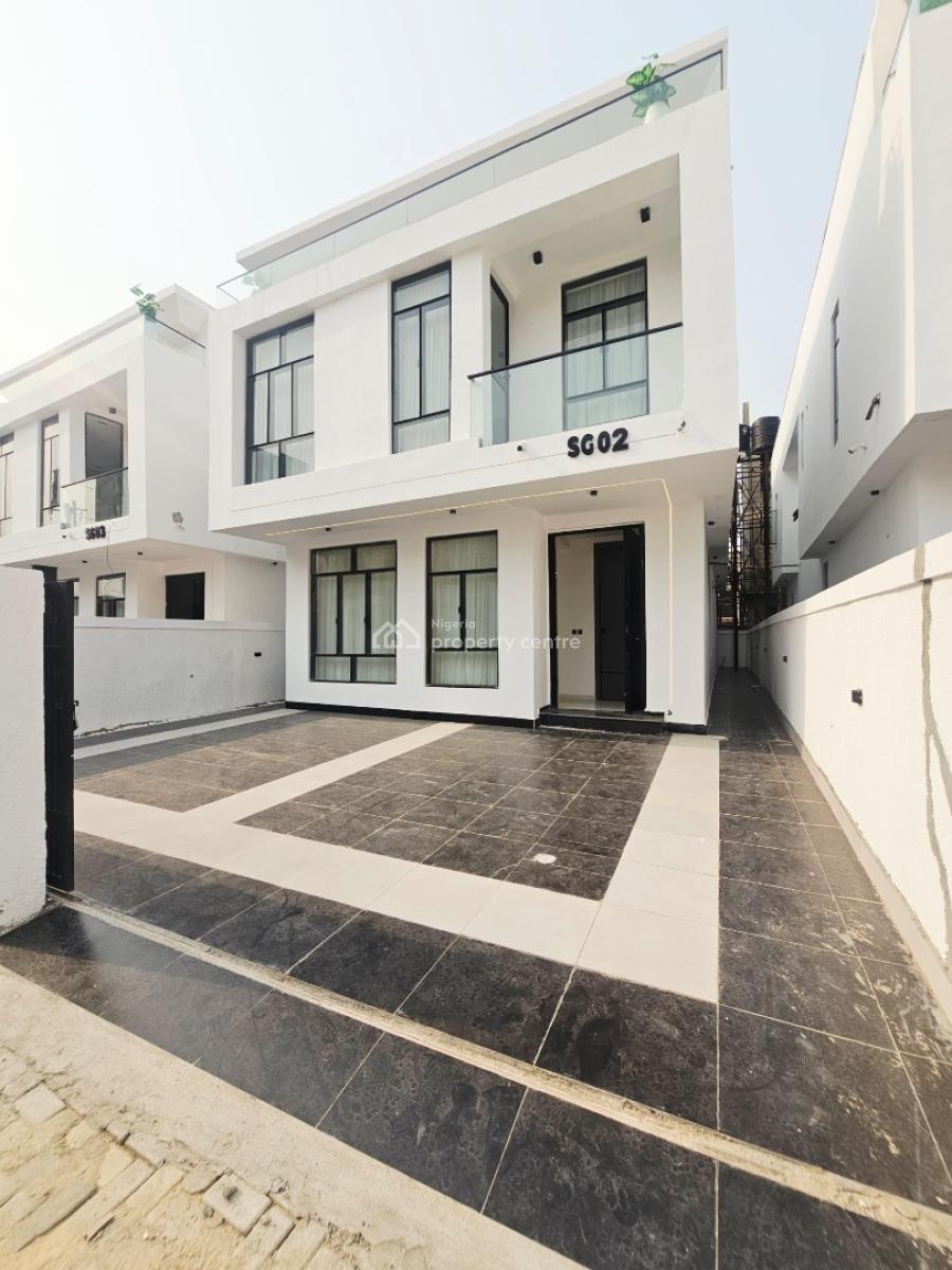 Classy 5 Beds with a Bq and Swimming Pool, Chevron, Lekki, Lagos, Detached Duplex for Sale