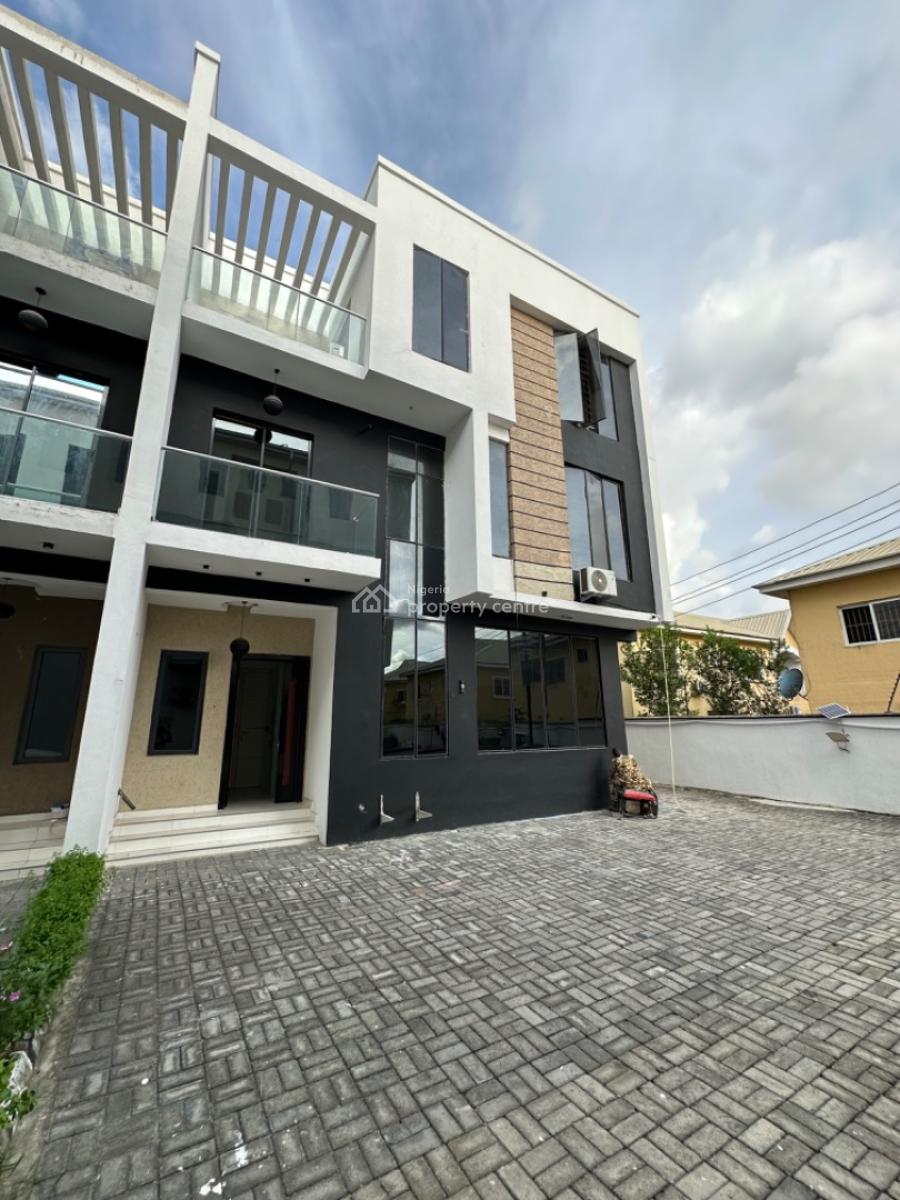 a Beautiful Fully Furnished 4 Bedroom and a Bq Terrace Duplex, Abraham Adesanya / Abraham Adesanya Road, Ajah, Lagos, Terraced Duplex for Sale