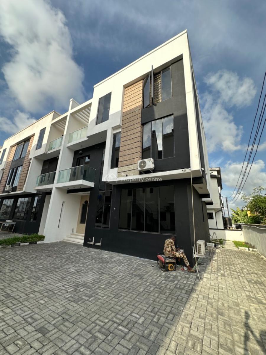 a Beautiful Fully Furnished 4 Bedroom and a Bq Terrace Duplex, Abraham Adesanya / Abraham Adesanya Road, Ajah, Lagos, Terraced Duplex for Sale